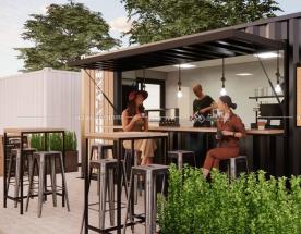 网红集装箱咖啡馆—一个集装箱就是一家店，新型餐饮模式
