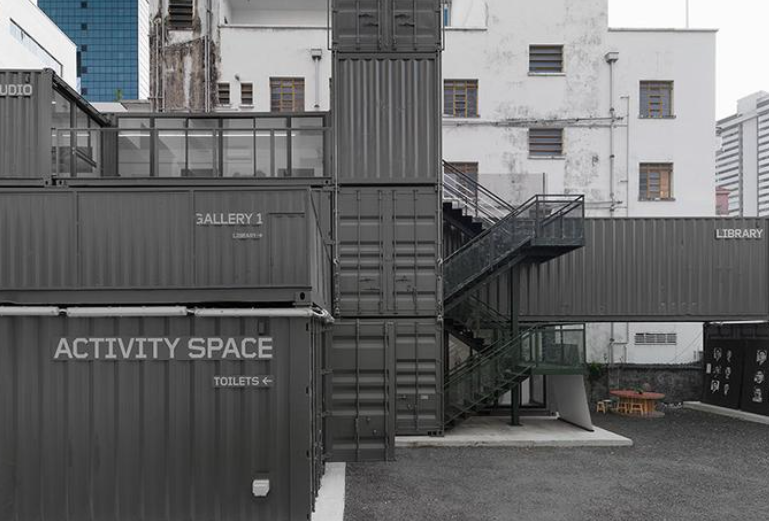 集装箱建筑案例丨集装箱回收再利用，用途多样的绿色环保建筑